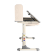 Комплект Anatomica Genius парта + кресло + надстройка + выдвижной ящик + подставка для книг клен/серый с зеленым креслом Armata